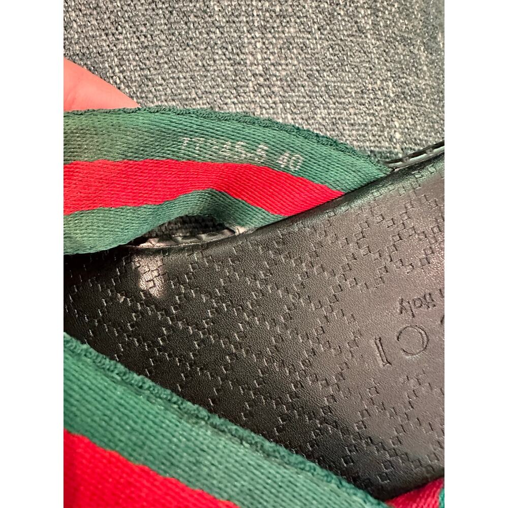 Gucci Men's thong sandal with Interlocking G, Size 40 or US 7 - Picture 5 of 5